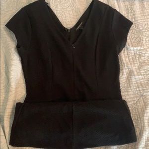 black nice fitted dress